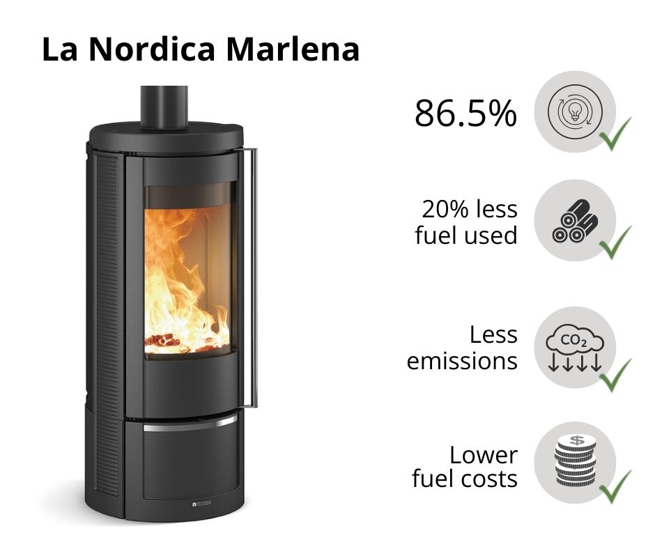 Italian wood burning stove